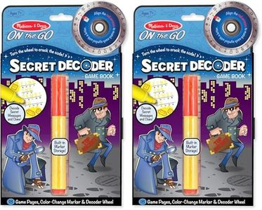 Melissa and Doug - On The Go - Secret Decoder - Game Book (Pack of 2)