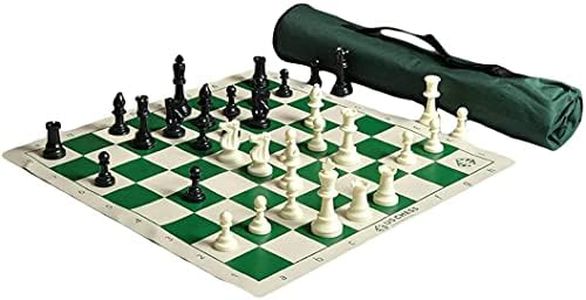 US Chess Quiver Triple Weighted Tournament Chess Set Combination