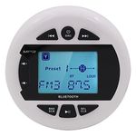 Herdio Marine Gauge Stereo -AM FM Radio Digital Media Receiver MP3 Player USB AUX in