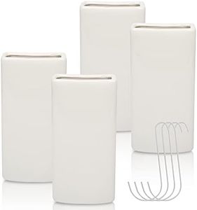Lospitch Umidificatore per termosifoni, in ceramica, evaporatore per il riscaldamento, 4 pezzi, umidificatore per tutti i tipi di riscaldamento