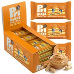 Gluten Free Snacks - Tasty & On-the-Go Oat-Based, Low Calorie, Protein Snacks for Adults - High Fibre, No Sugar, Low Fat Vegan Food with Natural Ingredients - 12-Pack Peanut Butter Pies by Pri Bakes