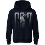 KHAKEY Clothing's Boys Hoodie | Stylish Trendy Best Winter Wear Hooded Sweatshirt | Ronaldo Inspired Sports Tshirt (in, Age, 13 Years, 14 Years, Regular, Navy)