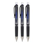 uni-ball UMN-152S Gel Imapct RT Retractable Rollerball Pen | 1.0 mm Tip | Comfortable Grip for Smooth Writing | Water-Resistant & Quick-Drying Ink | School and Office Stationery | Blue Ink, Pack of 3