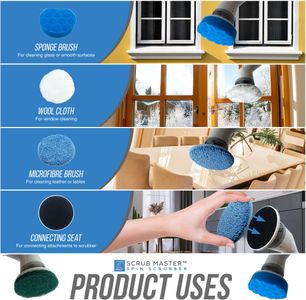Scrub Master Electric Spin Scrubber – Cordless Power Cleaning Brush