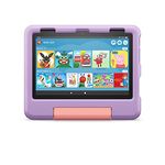 Amazon Kid-Proof Case for Fire HD 8 tablet | Only compatible with 12th-generation tablet (2022 release), Purple