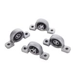 Eowpower 4 Pieces 8 mm Bore Diameter Ball Mounted Pillow Block Insert Bearings