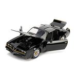 Jada Toys Fast & Furious 1:24 1977 Pontiac Firebird Die-cast Car, Toys for Kids and Adults, Black