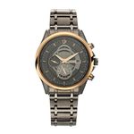 Titan Metal Maritime Analog Grey Dial Men's Watch Nm1830Km01/Nn1830Km01, Band Color-Grey