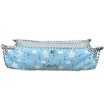 Fabrify Baby Hammock Ghodiyu/Khoyu Soft Cotton Cloth Swing Cradle Safety with Mosquito Net Cover with Zipper (Sky Blue)