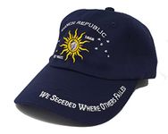 Conch Republic Key West Cap Hat - We Seceded Where Others Failed Embroidered Hat w/Free Conch Republic Coozie, Navy Blue, 0