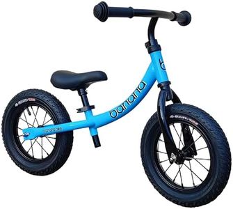 Banana Bike LT Balance Bike for Boys and Girls - Lightweight Aluminum No Pedal Kids' Bike for Ages 2-5 - Adjustable Handlebar and Seat, EVA Tires - Ideal Training Bike for Toddlers - Blue, 85x46x60 cm