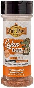 Fat Boy Natural BBQ Cajun Rub PACK OF 4 - Perfect for Beef, Chicken, Pork, Seafood & Creole Dishes - Clean Ingredients, Gluten Free, Keto Friendly and No MSG - 4 oz (113g)