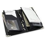 Brinero Premium Server Book, Newly Improved Magnetic Bulk Pockets for 2022, 2 Pen Holders, Zipper Pocket, Firm Writing Surface