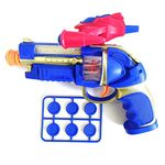 Battery Operated Disc Shot Gun Toy for Kids|Boys|Girls with Light & Sound (Color-as Shown).