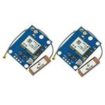 Aideepen 2PCS GPS Module Position Module with Antenna Flight Controller GPS Board for MWC IMU APM2