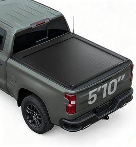 WOLFBOX Power Retractable Tonneau Cover for 2019-2026 Chevy Silverado & GMC Sierra 1500. Fits 5.10FT Bed. Electric Aluminum Truck Bed Cover with Remote Control & App(Exclude Carbon Pro Bed)