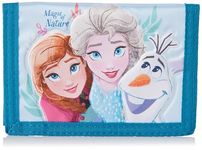 Disney Frozen 2 Nature-Velcro Wallet, Multicolour, 21.5 x 9 cm