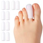 Gel Toe Protector Cap,Prevent Calluses,Corn,blisters,Hammer Toe (10 Pack) Soft Toe Covers Prevent Bunions and Other Toe Problems Toe Sleeves