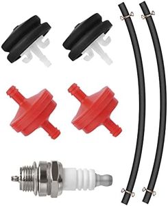 66-7460 Primer Bulb 2Pcs with 44-2750 primer body and 298090 150 um fuel filter, 120-440 Snow Blower Primer Bulbs with hose Compatible for Toro Lawn-Mower and Snow-Blower HSK635 Carburetor 66-7460