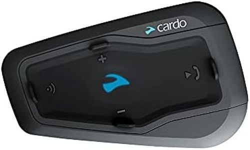 Cardo FRC2P101 - FREECOM 2 Plus Motorcycle 2-Way Bluetooth Communication System Headset - Black, Dual 2 Pack