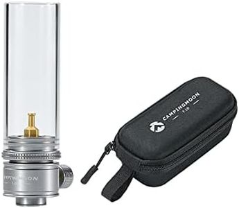 Campingmoon Camping Gas Lamp Outdoor Gas Lantern Portable Dreamlike Candle Camping Tent Lantern Glass Lantern