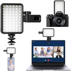 Selfie Light, Phone Light with Front & Back Clip, 84 LED Portable Ring Light with 3 Light Modes, Rechargeable Video Light for Phone, iPhone, iPad, Camera, Laptop, Selfie, Tiktok, Live Stream, Makeup