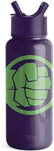 Simple Modern Marvel Hulk Water Bottle with Straw Lid Vacuum Insulated Stainless Steel Metal Thermos | Gifts for Women Men Reusable Leak Proof Flask | Summit Collection | 32oz Hulk Smash