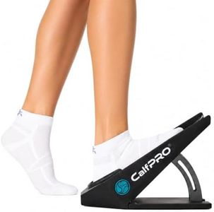 CALFPRO Slant Board for Calf Stretching - Deep Calf Stretcher for Plantar Fasciitis & Achilles Tendonitis, Feet Mobility & Heel Pain Relief, Incline Wedge for Strained Ankle - Foot Rocker Replacement