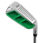 MAZEL Golf Pitching & Chipper Wedge for Men & Women,Right Handed,35,45,55 Degree (Right, Stainless Steel (Green Head), Regular, 55)