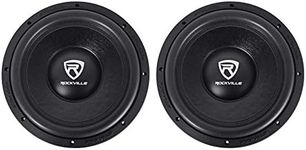 Rockville (2) W12K6D2 V2 12" 4800 Watt Car Audio Subwoofers Dual 2-Ohm Subs