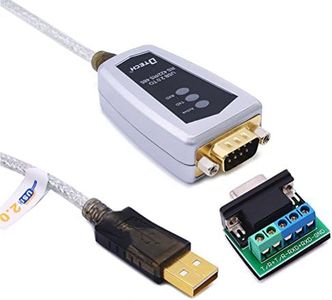 DTECH 1.2m RS422 RS485 to USB Serial Cable Adapter v2.0 Port with FTDI Chipset 5 Position Terminal Board for Windows 10 8 7 XP Mac (4 Feet)