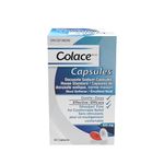 Colace Docusate Sodium Stool Softener Capsules | Treats Occasional Constipation | 60 Count