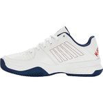 K-Swiss Men's Court Express Hb Tennis Shoe, White Blue Opal Lollipop, 10 UK