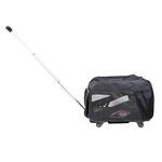 dbest products Inc Pet Smart Cart, Large, Black, Rolling Carrier with wheels soft sided collapsible Folding Travel Bag