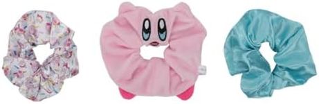 KirbyCharacter Art 3-Pack Scrunchie Set-OSFA