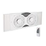 Comfort Zone CZ310R Twin Window Fan