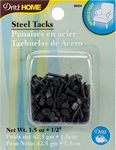 Dritz Home 9004 Upholstery Tacks, 6 - (1/2-Inch), Black (1.5-Ounce)