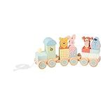 Winnie The Pooh Wooden Stacking Train Pull Along Toy with Wooden Blocks - Disney Puzzle Pull-Along for 1 Year Old, Toddlers - Official Licensed Disney Winnie the Pooh Toys & Gifts by Orange Tree Toys