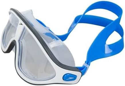 Speedo Unisex Adult's Biofuse Rift Mask, Blue/White/Clear, One Size