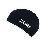 Zoggs Unisex Stretch Swimming Cap, Black, One Size UK