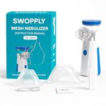 SWOPPLY Portable Nebulizer for Adults and Kids Travel and Household Use, Handheld Mesh nebulizer