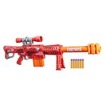 Nerf Fortnite Heavy SR Blaster, Longest Nerf Fortnite Blaster Ever, Removable Scope, 6 Nerf Mega Darts, 6-Dart Clip