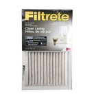 Filtrete 16x20x1 Furnace Filter, MPR 300, MERV 5, Clean Living Basic Dust 3-Month Pleated 1-Inch Air Filters, 6 Filters