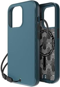 BodyGuardz Paradigm Pro for iPhone 14 Pro Case, Shockproof Protection with 18FT Drop Rating, MagSafe Compatible, Phone Cooling Technology, Ultra-Comfortable Buttons - Teal