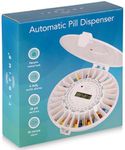 TabTime Automatic Pill Dispenser, 6 Alarms per Day. Solid Lockable Lid. Essential Medication Aid for The Elderly, Alzheimers & Dementia Patients