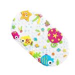 Top-Spring Kids Bath Mat Non Slip, Baby Bathtub Mat Anti Mould, Childrens Shower Mat Anti-Slip with Suction Cups, 69 x 39CM (Marine Life)