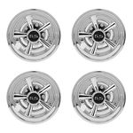 Akozon Golf Cart Hubcaps, 8in Golf Cart Wheel Hub Cap Aerodynamic Waterproof Wheel Hub Cap Cover Universal For E-Z-GO For Club Car