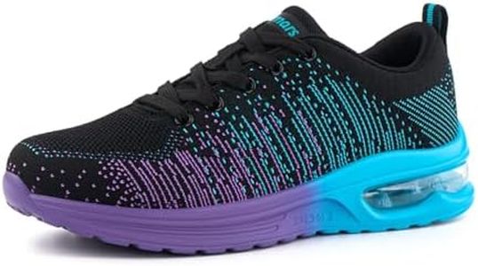 Hitmars Zapatillas de Running Mujer Zapatillas Deportivas Trail Running Tenis Correr Deporte Caminar Casual Transpirables Sneakers Mujer N/A2 Violeta EU37