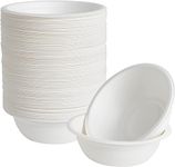 SWHF 180 ml Disposable Bowls Pack of 50| Eco-friendly Biodegradable Dinner Bowls| for Serving Snacks, Dinner| Birthdays, Weddings & Parties