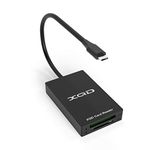 USB C XQD SD Card Reader, USB C 2 in 1 Memory Card Adapter,High Speed 5Gpbs Read & Write for XQD2.0, SD/MMC Card Reader, Sony G/M Series USB Mark XQD Card, Lexar 2933x/1400x USB Mark XQD C